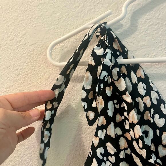 Free People Black and White Print Bodysuit - Picture 3 of 5